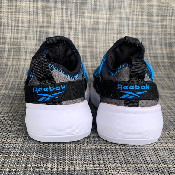 Reebok Kids Slip On Sneakers in Gray and Blue Infant Shoes size 5 - Picture 6 of 11